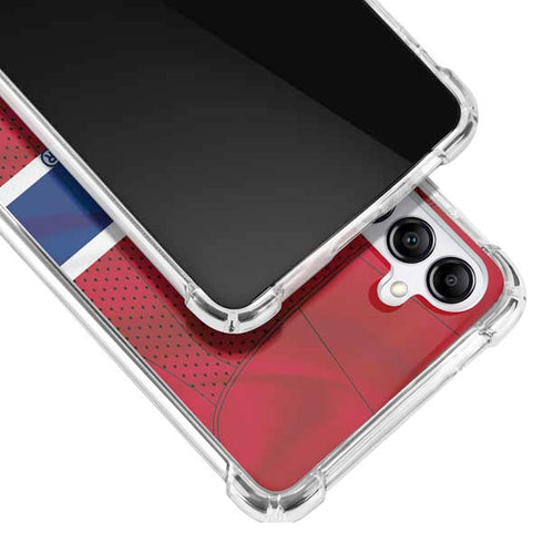 NHL Montreal Canadiens Home Jersey Galaxy A14 5G Clear Case