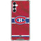 NHL Montreal Canadiens Home Jersey Galaxy A14 5G Clear Case