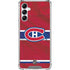 NHL Montreal Canadiens Home Jersey Galaxy A14 5G Clear Case