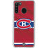 NHL Montreal Canadiens Home Jersey Galaxy A21 Clear Case