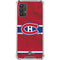 NHL Montreal Canadiens Home Jersey Galaxy A32 5G Clear Case