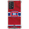 NHL Montreal Canadiens Home Jersey Galaxy A52 5G Clear Case