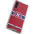 NHL Montreal Canadiens Home Jersey Galaxy A54 5G Clear Case