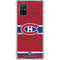 NHL Montreal Canadiens Home Jersey Galaxy A71 5G Clear Case
