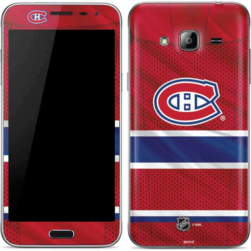 NHL Montreal Canadiens Home Jersey Galaxy J3 Skin