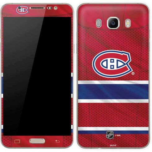 NHL Montreal Canadiens Home Jersey Galaxy J7 Skin
