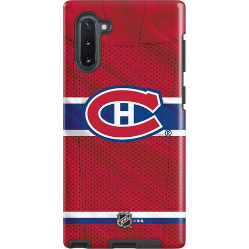 NHL Montreal Canadiens Home Jersey Galaxy Note 10 Pro Case