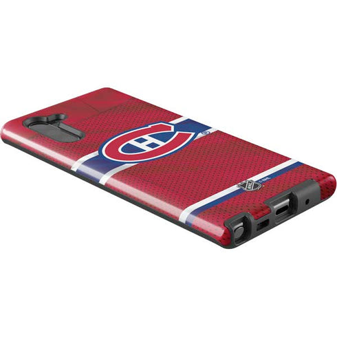 NHL Montreal Canadiens Home Jersey Galaxy Note 10 Pro Case