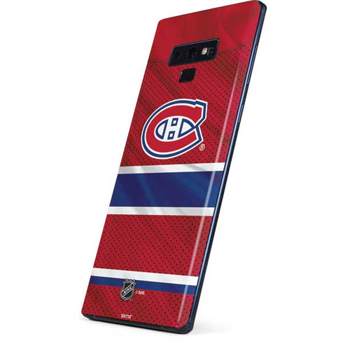 NHL Montreal Canadiens Home Jersey Galaxy Note 9 Skin
