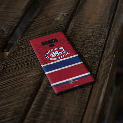 NHL Montreal Canadiens Home Jersey Galaxy Note 9 Skin
