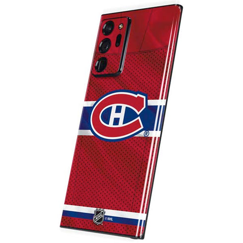 NHL Montreal Canadiens Home Jersey Galaxy Note20 Ultra 5G Skin