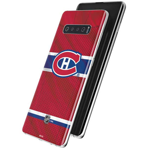 NHL Montreal Canadiens Home Jersey Galaxy S10 Plus Skin