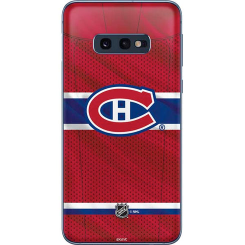 NHL Montreal Canadiens Home Jersey Galaxy S10e Skin
