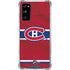 NHL Montreal Canadiens Home Jersey Galaxy S20 FE Clear Case