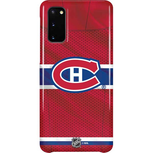 NHL Montreal Canadiens Home Jersey Galaxy S20 Lite Case