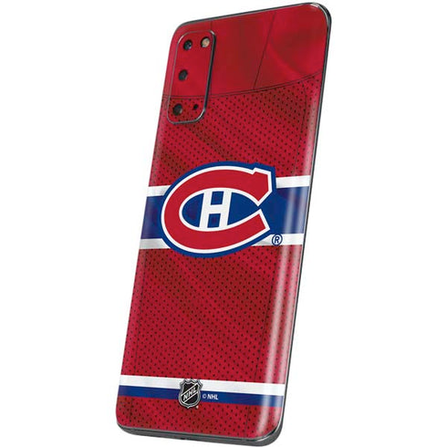 NHL Montreal Canadiens Home Jersey Galaxy S20 Skin