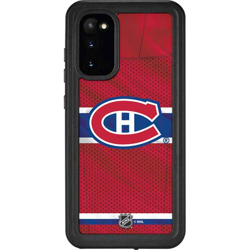 NHL Montreal Canadiens Home Jersey Galaxy S20 Waterproof Case
