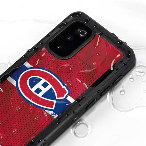 NHL Montreal Canadiens Home Jersey Galaxy S20 Waterproof Case