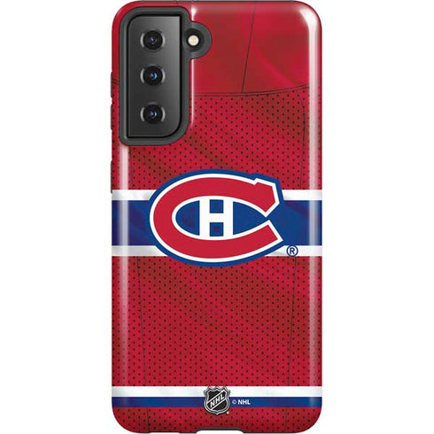 NHL Montreal Canadiens Home Jersey Galaxy S21 5G Pro Case