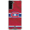 NHL Montreal Canadiens Home Jersey Galaxy S21 FE Clear Case