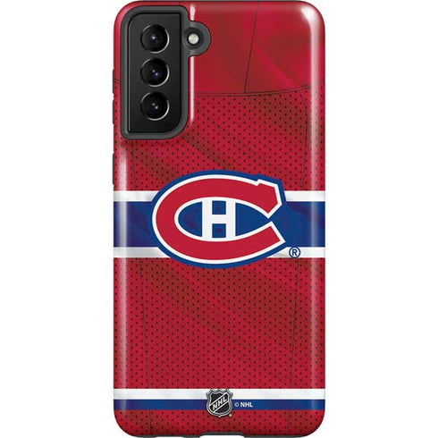 NHL Montreal Canadiens Home Jersey Galaxy S21 Plus 5G Pro Case
