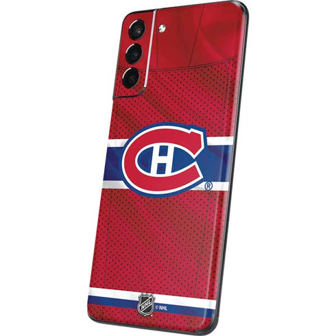 NHL Montreal Canadiens Home Jersey Galaxy S21 Plus 5G Skin