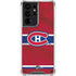 NHL Montreal Canadiens Home Jersey Galaxy S21 Ultra 5G Clear Case