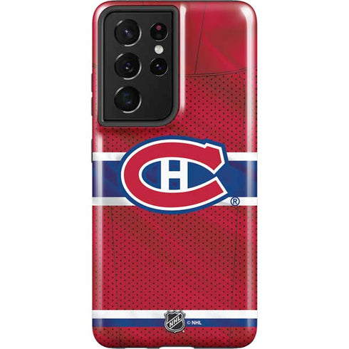 NHL Montreal Canadiens Home Jersey Galaxy S21 Ultra 5G Pro Case