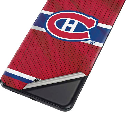 NHL Montreal Canadiens Home Jersey Galaxy S21 Ultra 5G Skin