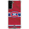 NHL Montreal Canadiens Home Jersey Galaxy S22 Plus Clear Case