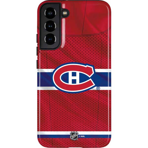 NHL Montreal Canadiens Home Jersey Galaxy S22 Plus Pro Case