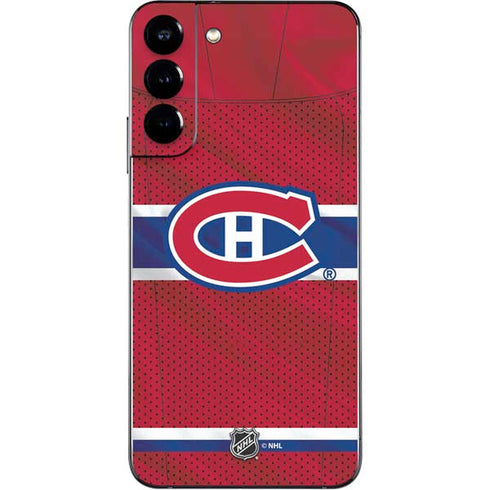 NHL Montreal Canadiens Home Jersey Galaxy S22 Plus Skin