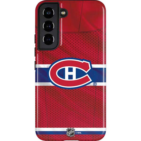NHL Montreal Canadiens Home Jersey Galaxy S22 Pro Case