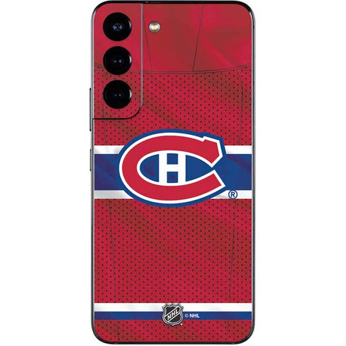 NHL Montreal Canadiens Home Jersey Galaxy S22 Skin