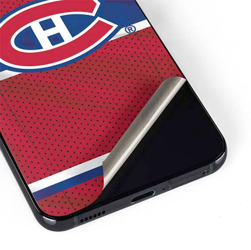 NHL Montreal Canadiens Home Jersey Galaxy S22 Skin