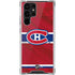 NHL Montreal Canadiens Home Jersey Galaxy S22 Ultra Clear Case