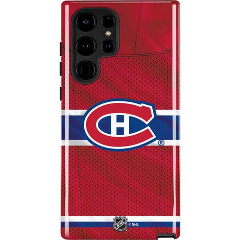 NHL Montreal Canadiens Home Jersey Galaxy S22 Ultra Pro Case