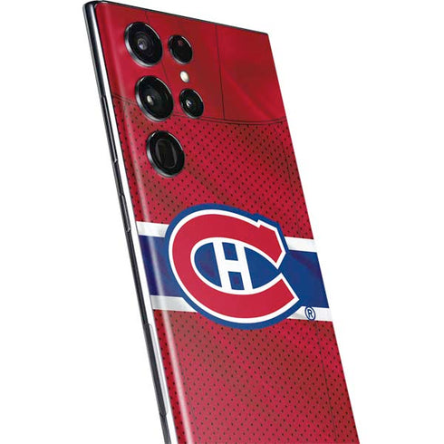 NHL Montreal Canadiens Home Jersey Galaxy S22 Ultra Skin