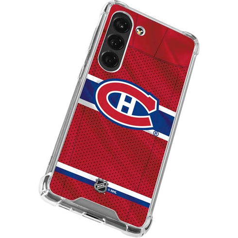 NHL Montreal Canadiens Home Jersey Galaxy S23 Clear Case