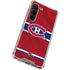 NHL Montreal Canadiens Home Jersey Galaxy S23 Clear Case