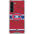 NHL Montreal Canadiens Home Jersey Galaxy S23 Clear Case