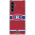 NHL Montreal Canadiens Home Jersey Galaxy S23 FE Clear Case