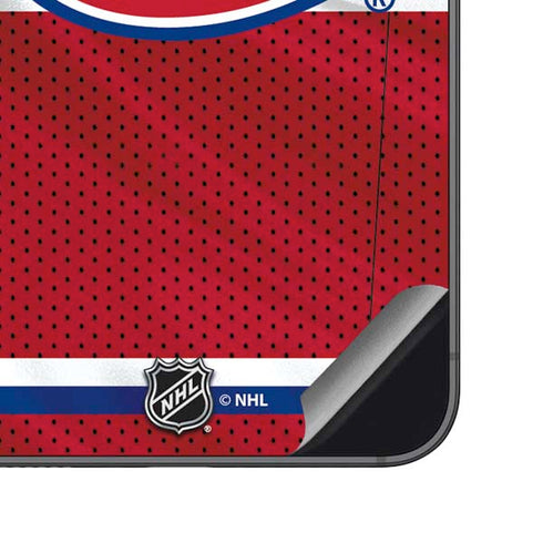 NHL Montreal Canadiens Home Jersey Galaxy S23 FE Skin