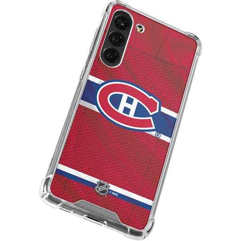 NHL Montreal Canadiens Home Jersey Galaxy S23 Plus Clear Case