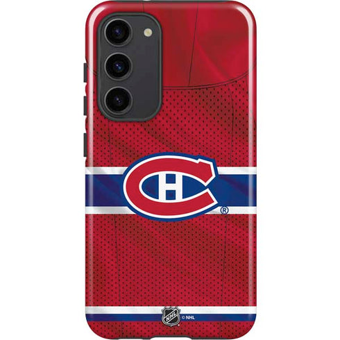 NHL Montreal Canadiens Home Jersey Galaxy S23 Plus Pro Case