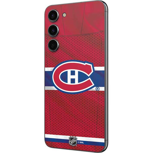 NHL Montreal Canadiens Home Jersey Galaxy S23 Plus Skin