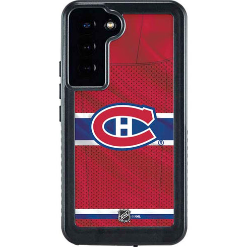 NHL Montreal Canadiens Home Jersey Galaxy S23 Plus Waterproof Case