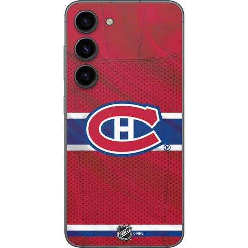 NHL Montreal Canadiens Home Jersey Galaxy S23 Skin