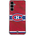 NHL Montreal Canadiens Home Jersey Galaxy S24 Plus Clear Case