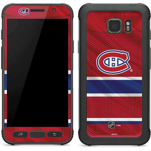 NHL Montreal Canadiens Home Jersey Galaxy S7 Active Skin